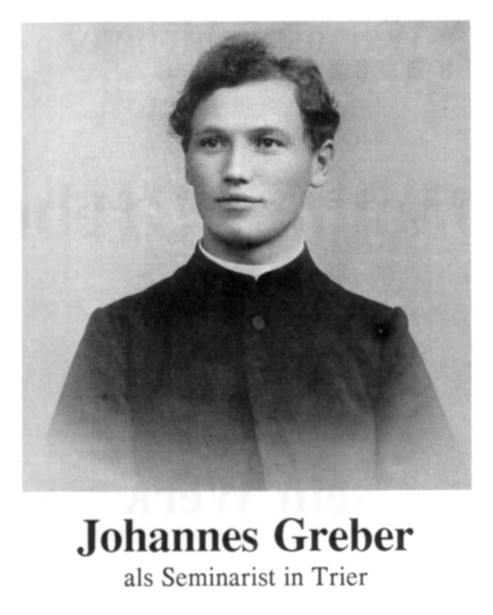 Johannes Greber als Seminarist in Trier