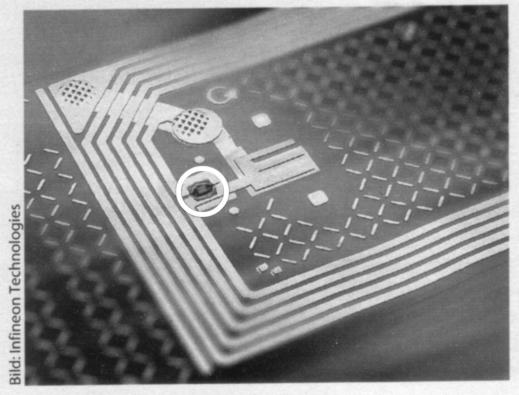 Beispiel für einen RFID-Tag